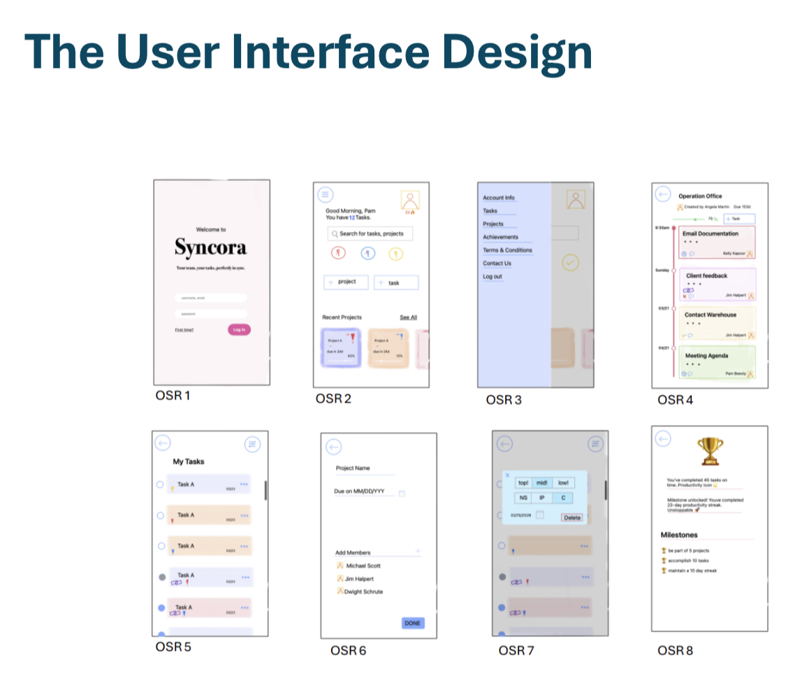 UI design